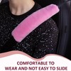 3 Pairs of Plush Shoulder Pads, Car Supplies, Car Seat