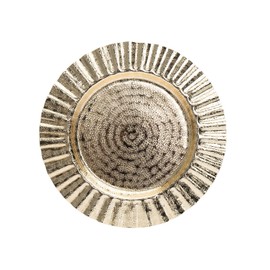 Godinger Charger Plate, Wedding Plate, Wedding Decor, 13in, Gold Ripple