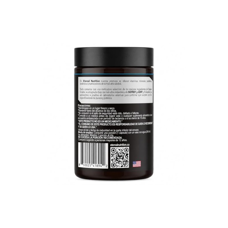 ETERNAL NUTRITION Ultra Pure: NMN 99.5% + Resveratrol 98% Puro
