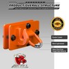 AMBULL 2 Pack Tractor Bucket Hooks with Tie Down Ring,