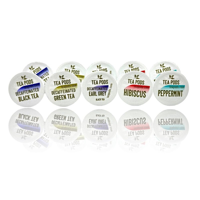 Decaf Variety Pack tea pods compatible with Nespresso OriginalLine brewers