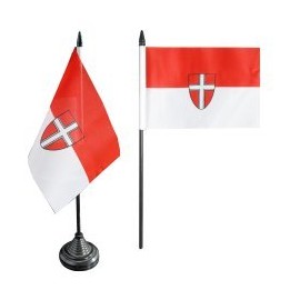 Flaggenfritze® Austria Vienna Table Flag 10 x 15 cm