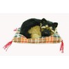 Napping Sleeping Puppy on Pillow Collectible Figure, 4-inch, (1-pc Random)