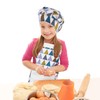 Adjustable Apron and Chef Hat Set for Cooking and Baking