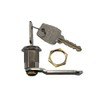 Euro Lock Cylinder Locks Simultaneous Locking Pack of 2 Includes