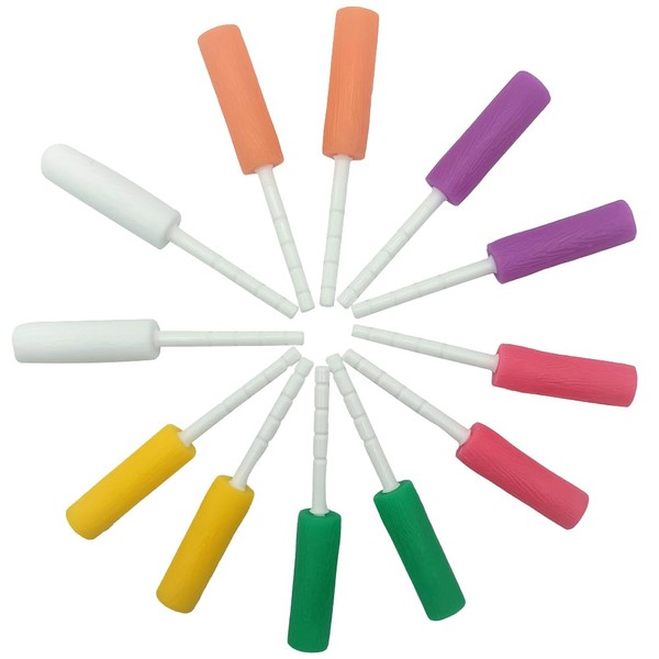 SNAWOP Aligner Chewies with Grip Stick 12PCS Silicone Chompers Aligner