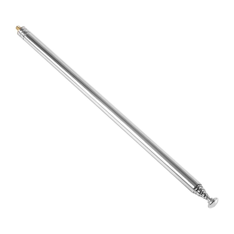 AEDIKO 5pcs Telescopic Antenna M3 Male Thread 7 Sections AM