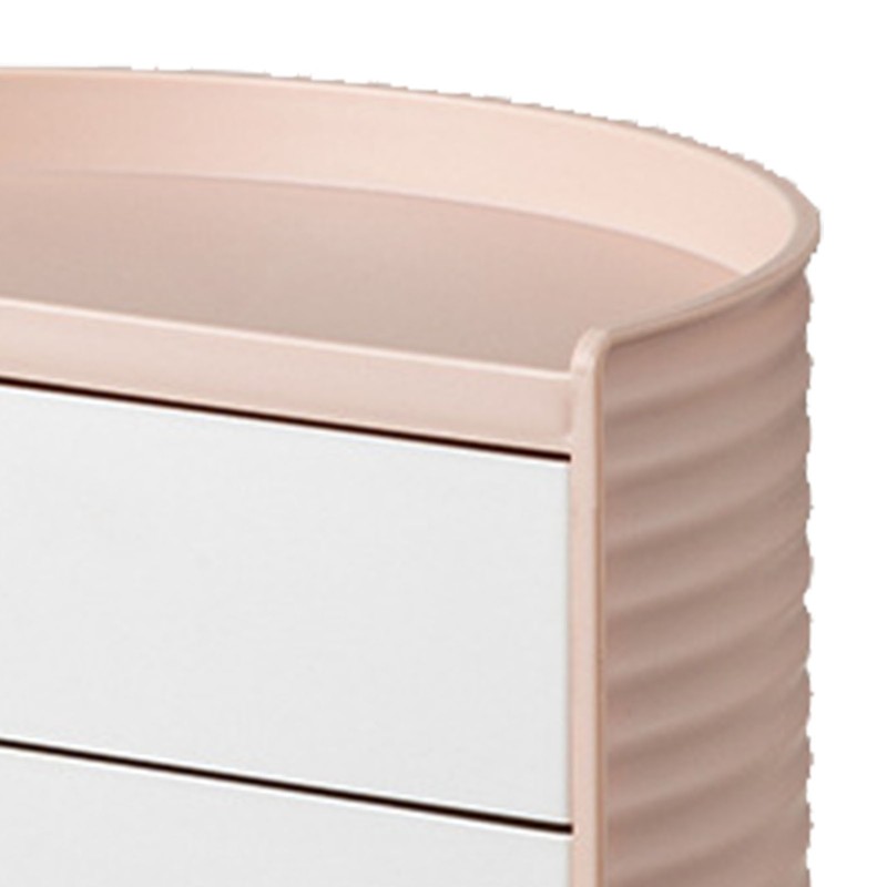 Makeup Organizer Ins Style 360 Degree Rotation Unique Semi Circular