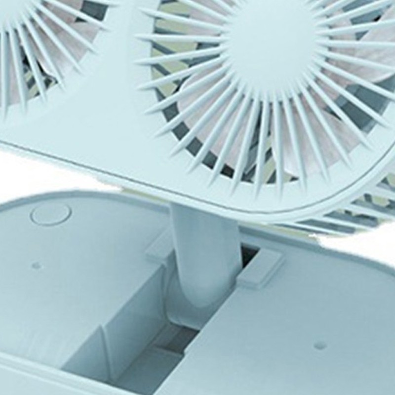 Desktop Double Blade Small Fan USB Mini Folding Desktop 2