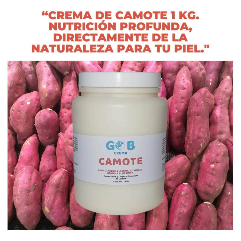 Crema De Camote Ozonizada - Gob - 1 Kilo