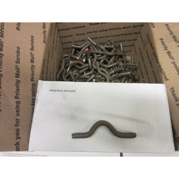 steel Weld on fence clips size 3/8 by 3/4 inch