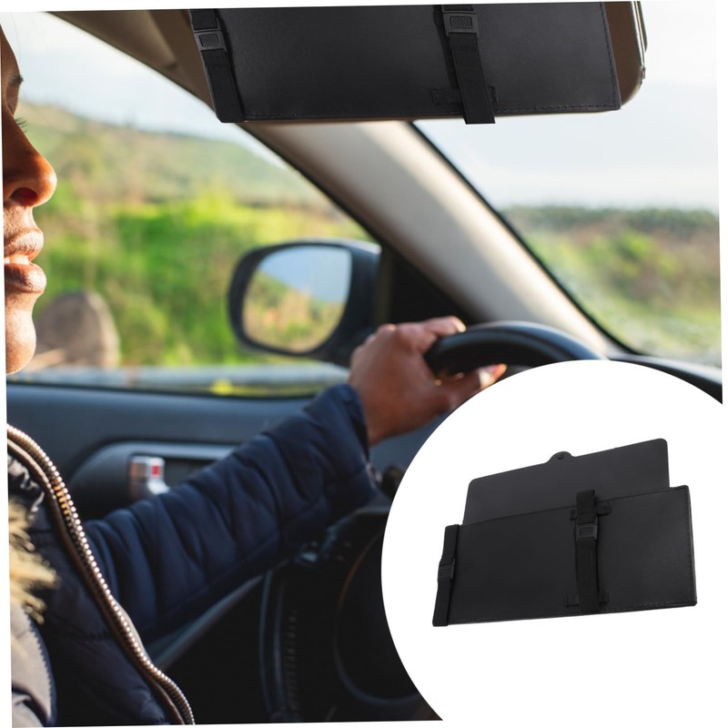 Mikinona Retractable Multifunctional Car Visor Sunshade UV Protection Extender for