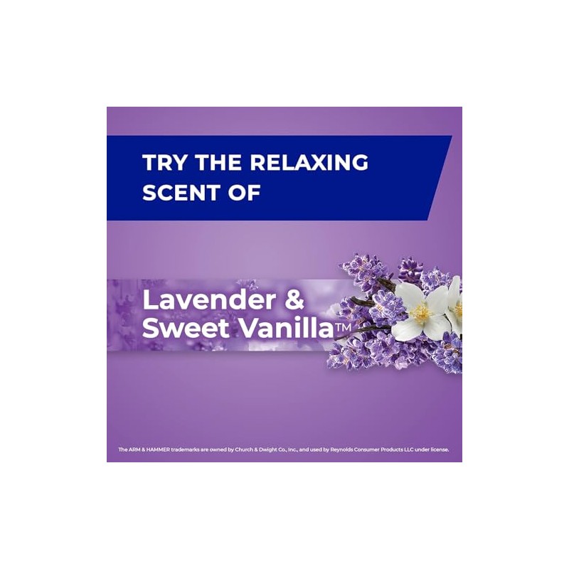 Hefty Small Trash Bags (Odor Control, Lavender Sweet Vanilla, Flap