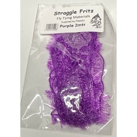 Flies4U - Fly tying Straggle Fritz - 2mt - Material - PURPLE