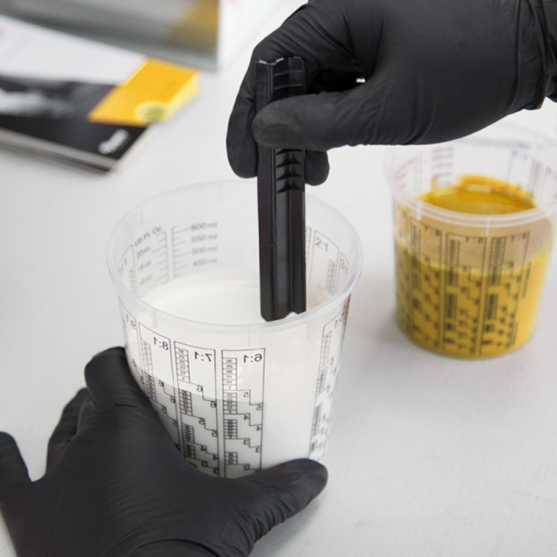 HIGH GROUND Paint Mixing Sticks, S-Shape Design with Holes, 512