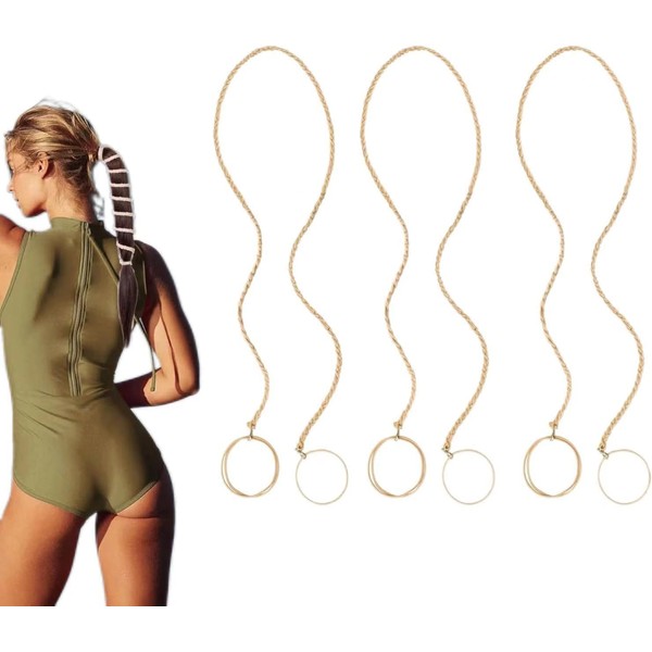 Spiral Hair Tie for Sports Tangle-free Ponytail Holders Elastic Braided