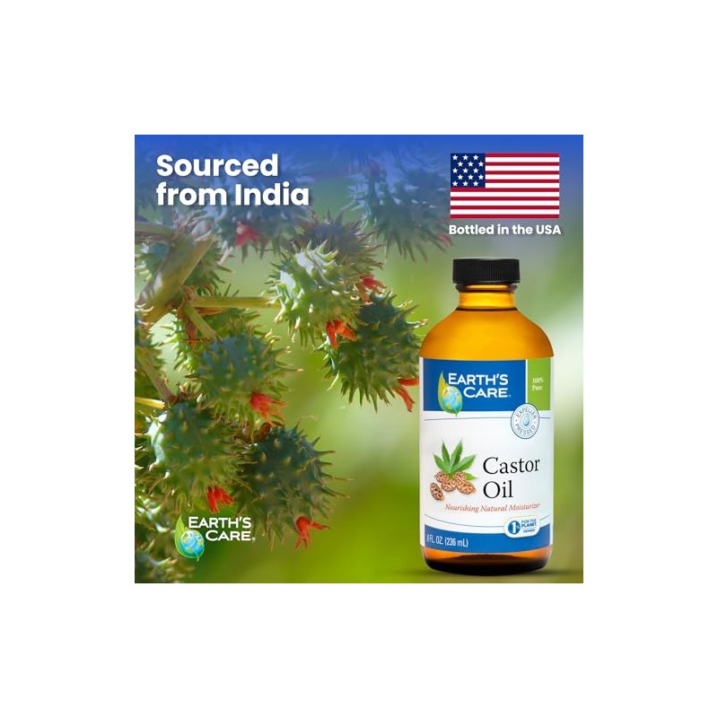 Earth's Care - Aceite de ricino Pure 100% - 8