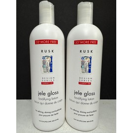 Rusk Design Series Jele Gloss Bodifying Lotion Refining, Shining -2 Pack/16 floz
