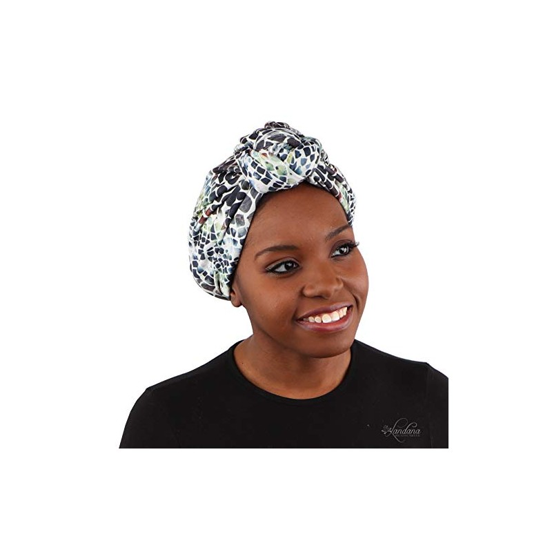 Landana Headscarves Printed Turban for Women with Twist Knot -