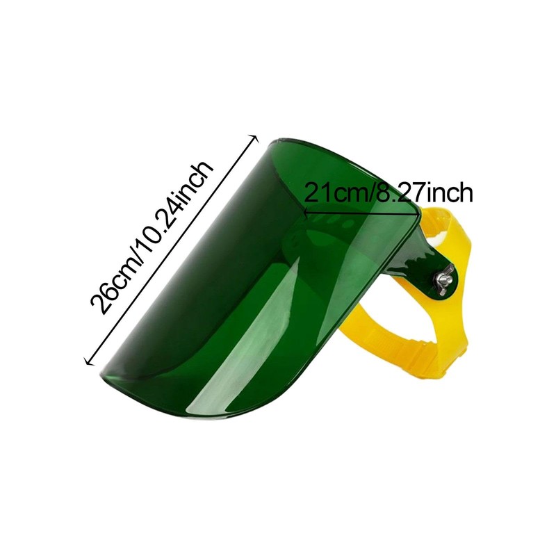 Milageto Protective Face Shield Visor Anti Impact Adjustable Headband Face
