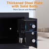 PATRON Small Safe Box for Money with Code and Keys，Solid