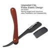 Old Fashioned Folding Barber Straight Edge Razor Rosewood Men's Shaving