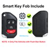 Smart Key for Jeep Wagoneer Gladiator 2018-2021，YIKEBALOG 4utton Proximity Remote