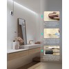 White COB Led Strip Lights 65.6FT/Roll with Dam-Process 6500K 24V