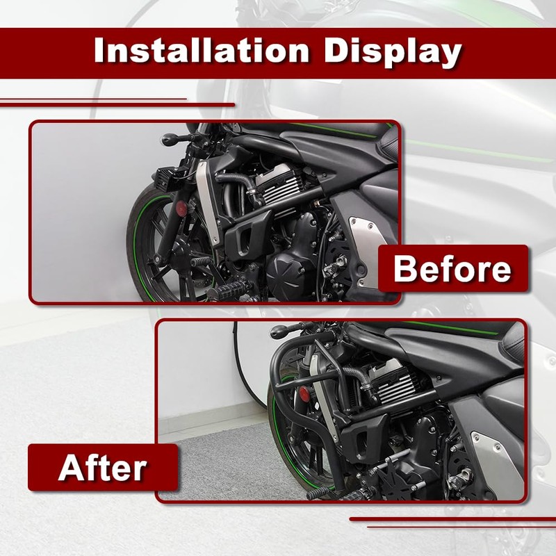 Xitomer Highway Engine Guard Crash Bars Compatible with VulcanS 650