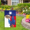 DMERBYL Evergreen Blue Bonnets Applique Garden Flag, 12.5 x 18