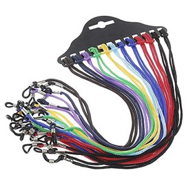 Nylon Spectacle Frame Holder,Sunglasses Eyewear Cord Neck String Eyeglasses Accessories 12 pcs (Random Color)