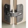 Heavy Duty Adjustable Concealed Pie-Cut Corner Cabinet Door Hinge, Full