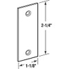 Prime-Line U 9521 Steel Door Edge Hole Filler Plate, 1-1/8