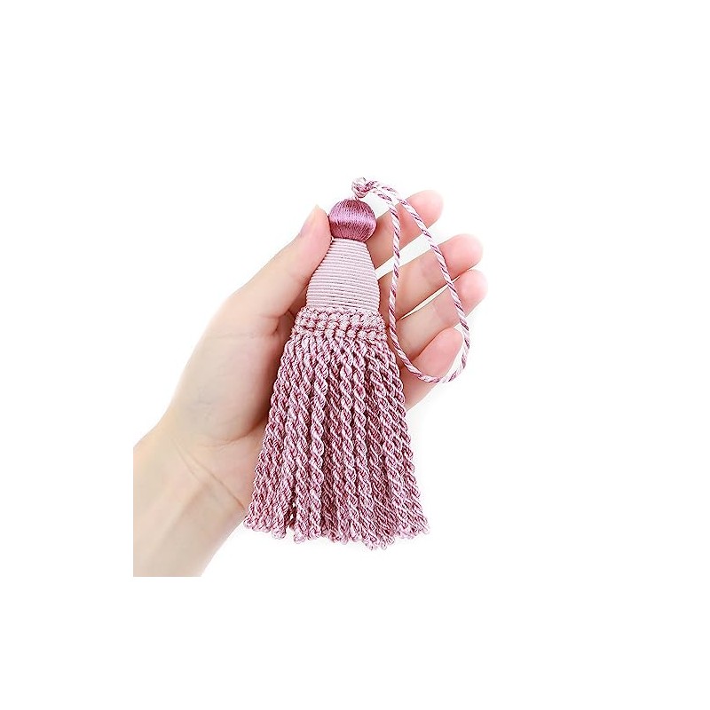 Fenghuangwu 2 Pcs 6" Large Key Tassel with 4.3" Loop