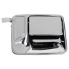 TRQ Metal Reinforced Exterior Door Handle Chrome Chrome, Plastic &