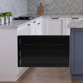 WUPYI Cafe Door Swinging Door,Solid Wood Saloon Door Half Waist Door Automatic Closing Doors for Kitchen Bar Porch Entrance Counter Swinging Door,35.4x23.6in,Black