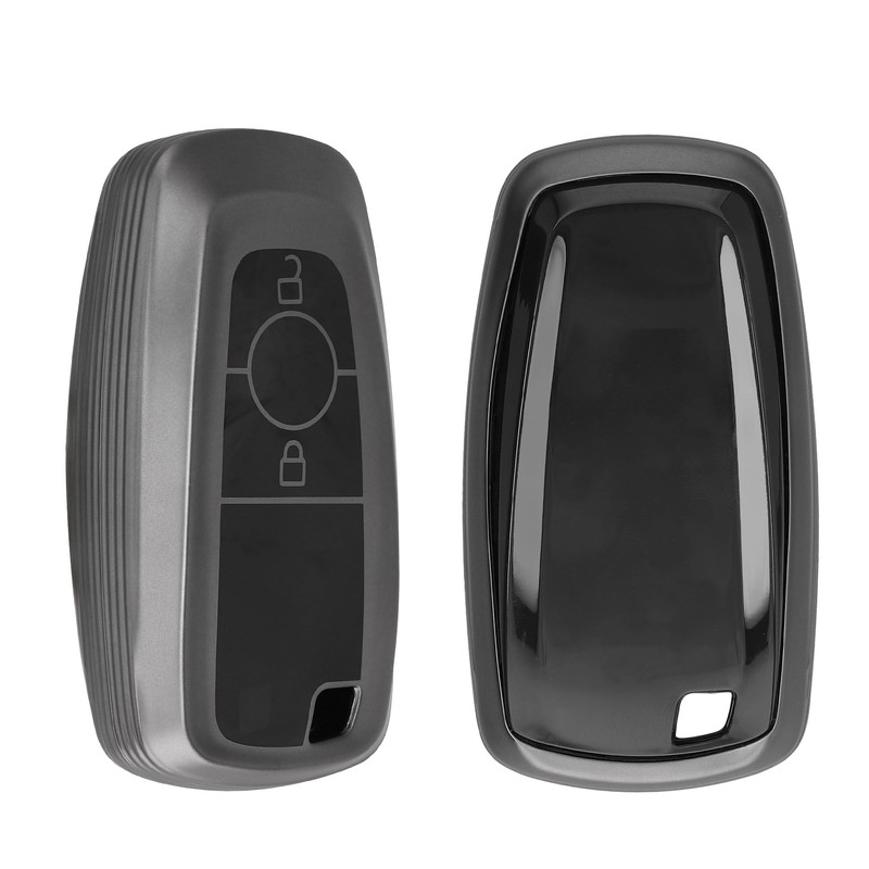 kwmobile Key Cover Compatible with Ford 2 Button Car Key