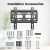 Glwixy Fixed TV Wall Mount for 14-42" Flat Screen TVs,
