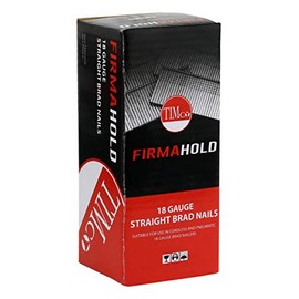 TIMCO FirmaHold Collated Brad Nails - 18 Gauge 18 x 50 - Straight - Stainless Steel - Box of 5000