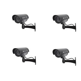 Überwachungskamera Dummy Attrappe Fake Wand YMPA UEK-SDSW2 (4, schwarz)