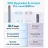 Wigoo 2024 Upgraded Extended Version Suede Car Seat Belt Cover,