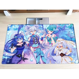 New Mlikemat Playmat Marincess TCG CCG OCG Trading Card Game Mat with Zones + Free Bag (ZD039-773-A)