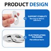 2-Pack Pipe Covers Chrome G3/4 for Shower Fittings and Accessories
