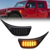 OZ-LAMPE 2 x LED Turn Signal Side Indicator for Jeep