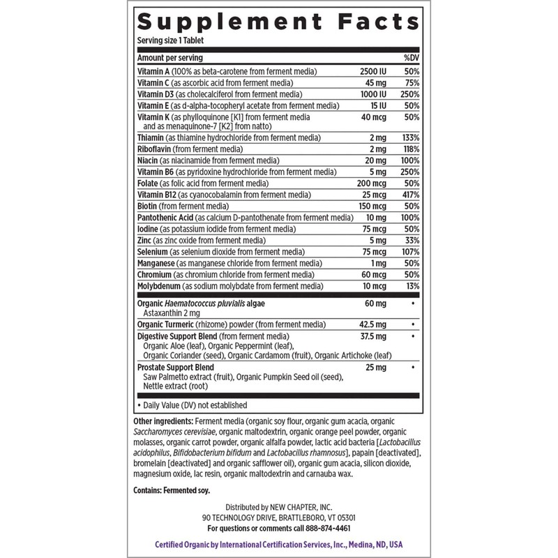 New Chapter Multivitamin for Men - Every Man's One Daily