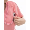 Medical Women's Scrubs Coral Pink Size: LL ML-5362 Nagi Laven