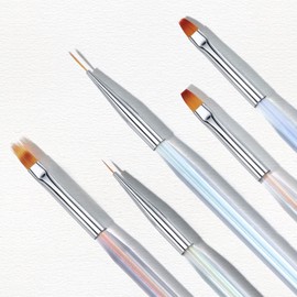 Modelones Nail Brush, Nail Brush Set, Nail Brush Set, Gel Nail Art Brush, Nail Brush Kit, Set of 8