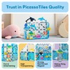 PicassoTiles 26pcs Magnetic Tiles Magnet Tile Building Blocks Marine Animal