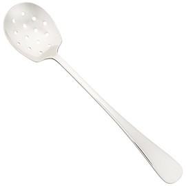 Endoshoji TTY292 Commercial Chinese Food Serving Spoon, Slotted, 304 Stainless Steel, Made in Japan