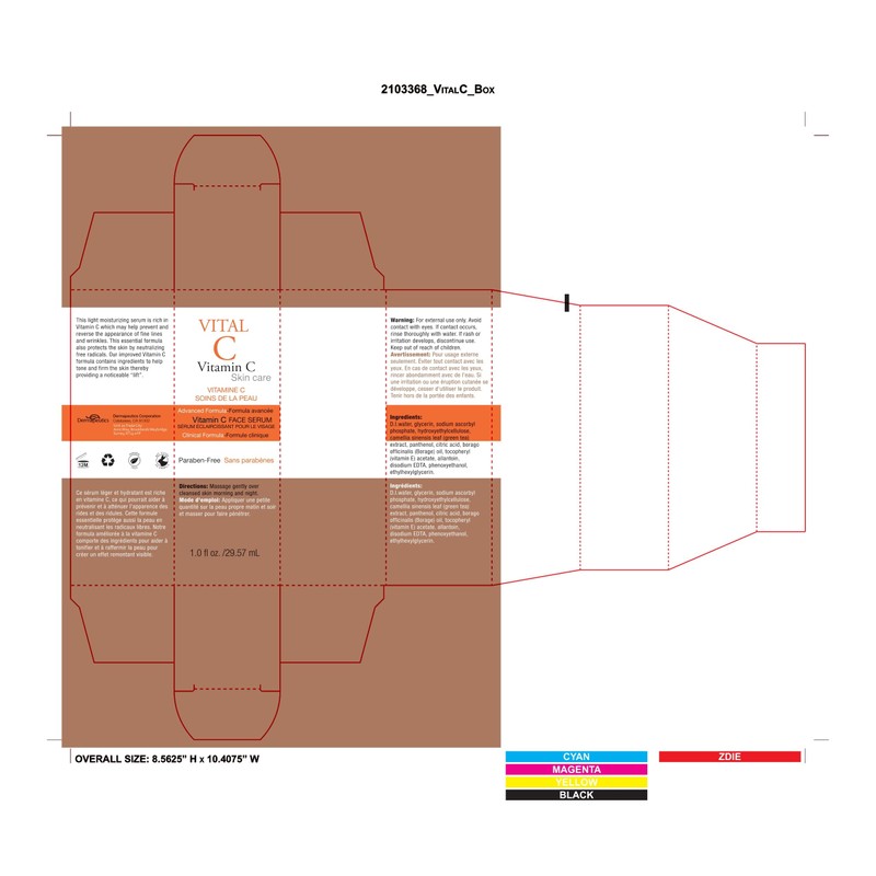 Vitamin C Eye & Face Serum, and Advanced Day Cream